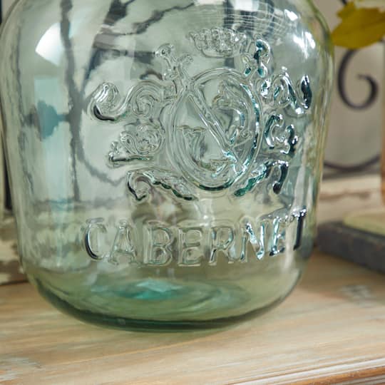 17" Clear Glass Cabernet Vase